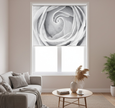 Tenda a rullo bianca effetto marmo rosa 3d - TenStickers