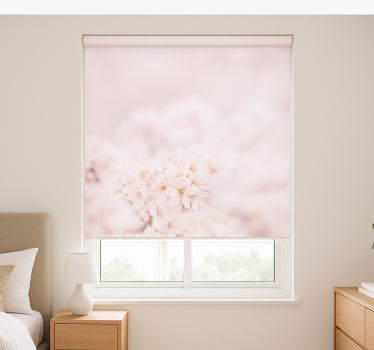 Tenda a rullo camera da letto delicati fiori di ciliegio - TenStickers