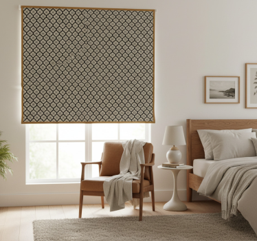 Tenda a rullo camera da letto design pavimento - TenStickers