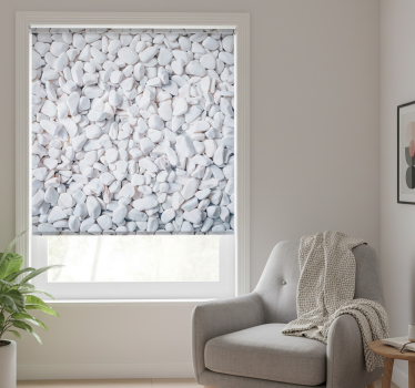 Tenda a rullo camera da letto effetto texture 3d - TenStickers