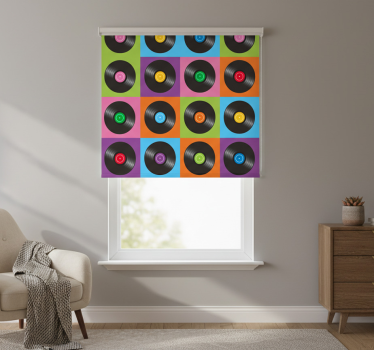 Tenda a rullo camera da letto piatti in vinile cucina - TenStickers
