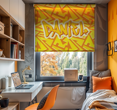 Tenda a rullo camera ragazzi stile urbano - TenStickers