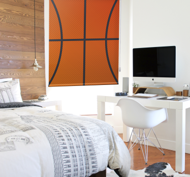 Tenda a rullo con palla di basket - TenStickers