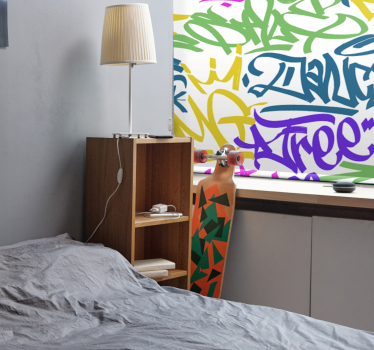 Tenda a rullo con stile graffit - TenStickers