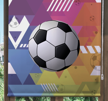 Tenda a rullo di sport Palline geometriche multicolori - TenStickers