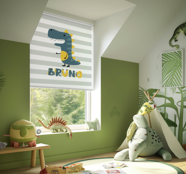 Tenda a rullo dinosauri giurassico personalizzabile - TenStickers