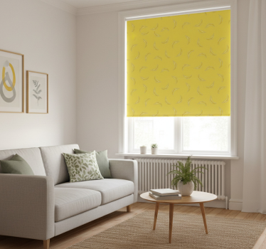 Tenda a rullo moderna banane pantone - TenStickers
