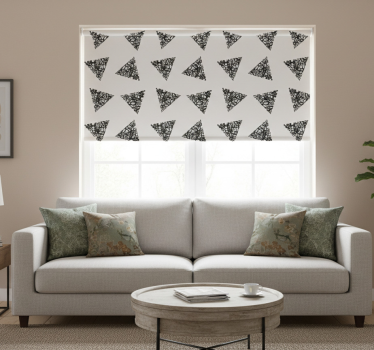 Tenda a rullo moderna con motivo pezzi marci unici - TenStickers