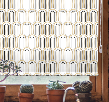 Tenda a rullo moderna eleganti motivi ad arco - TenStickers