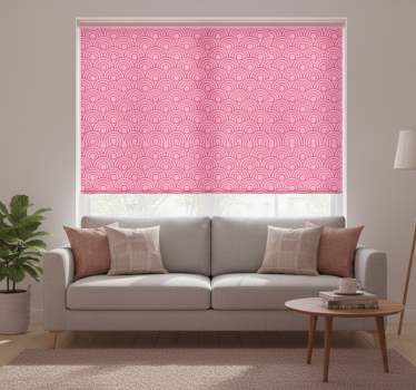 Tenda a rullo moderna forma rosa scura e chiara - TenStickers