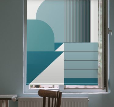 Tenda a rullo originale personalizzabile con cuori e nome - TenStickers