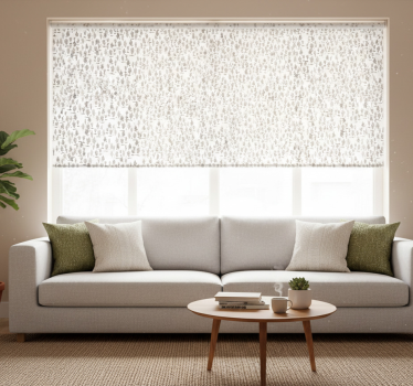 Tenda a rullo moderna motivo alberi piccoli - TenStickers