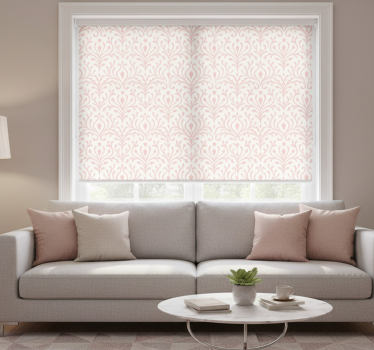 Tenda a rullo moderna motivo rosa elegante e minimalista - TenStickers