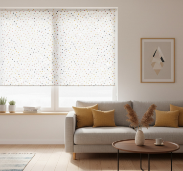 Tenda a rullo moderna motivo triangoli minimalisti - TenStickers