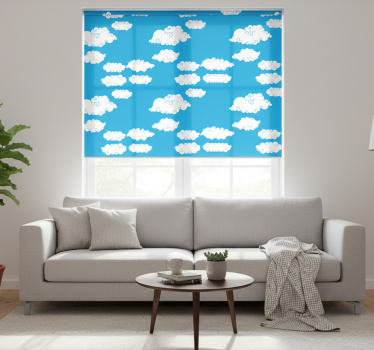 Tenda a rullo moderna nuvole nel cielo - TenStickers