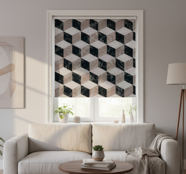 Tenda a rullo moderna piastrelle minimaliste 3d - TenStickers
