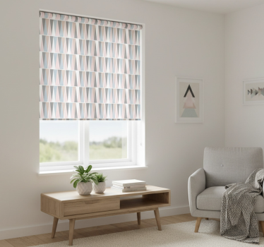 Tenda a rullo moderna triangoli scandinavi - TenStickers