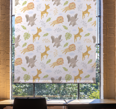 Tenda a rullo neonati modelli di animali da compagnia - TenStickers