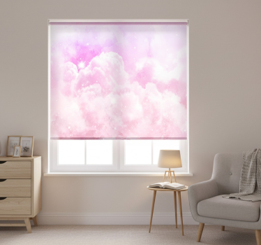 Tenda a rullo rosa cielo rosa - TenStickers