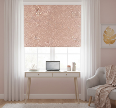 Tenda a rullo rosa motivo metallico oro rosa - TenStickers