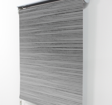 Tenda a rullo stile moderno Grigio a strisce - TenStickers