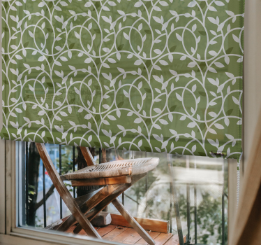 Tenda elegante a rullo Piante verdi - TenStickers