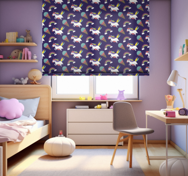 Tende a rullo Bambini modello di unicorno - TenStickers