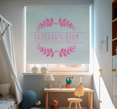 Tende a rullo Bambini stanza personalizzata con nome - TenStickers
