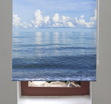 Tenda a rullo con mare e nuvole - TenStickers