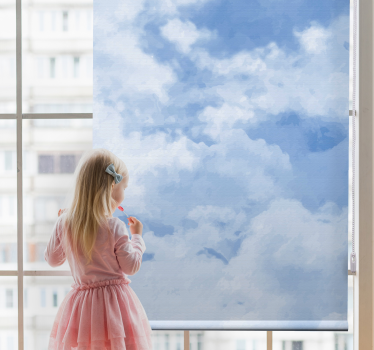 Tende a rullo di nuvole Struttura del cielo azzurro - TenStickers