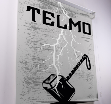 Tende a rullo personalizzabili Eroe del martello - TenStickers