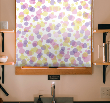 Tende a rullo stile originale Pois di colore chiaro - TenStickers