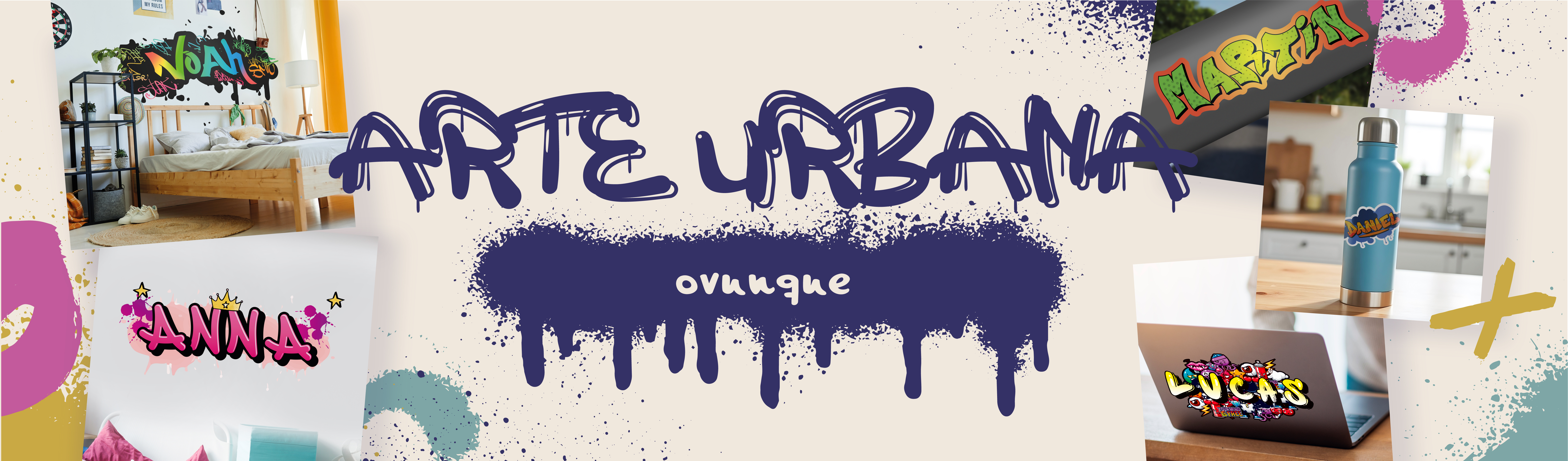 Adesivi graffiti personalizzati: