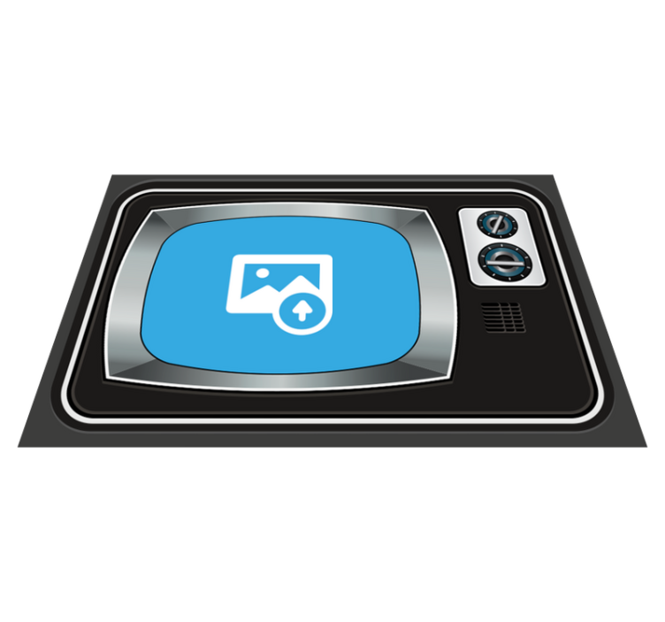 Tovaglietta personalizzata originale Tv personalizzabile foto - TenStickers