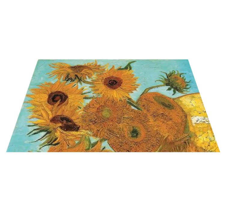 Tovaglietta personalizzata originale I girasoli di van gogh - TenStickers