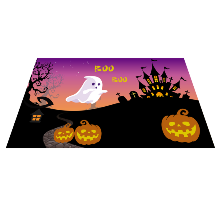 Boo notte di halloween tovagliette di halloween - TenStickers