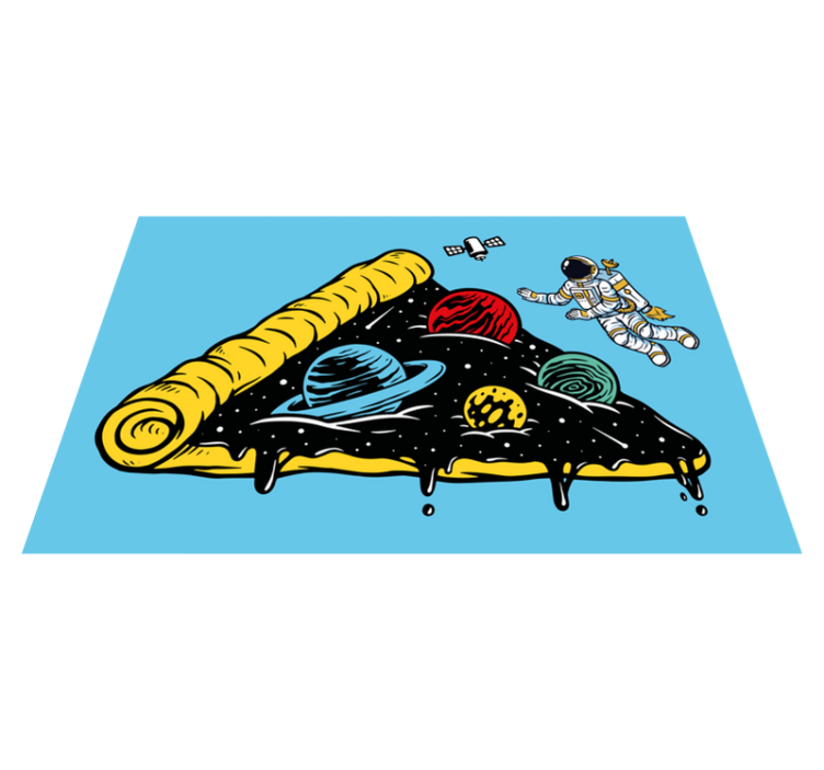 Tovaglietta americana originale fetta a tema spaziale - TenStickers