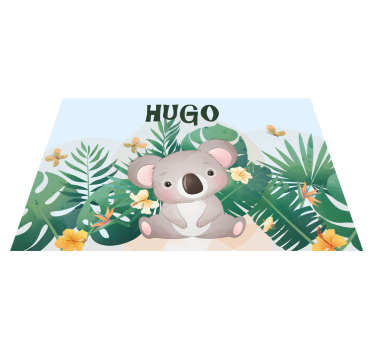Tovaglietta americana infantile Simpatico koala per ragazzo con n - TenStickers
