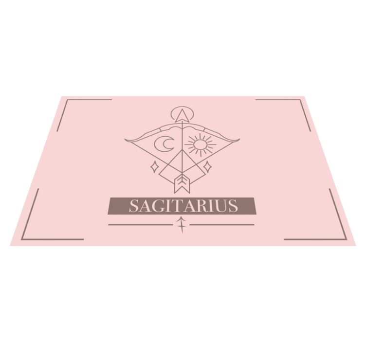 Tovaglietta americana con sagittario - TenStickers