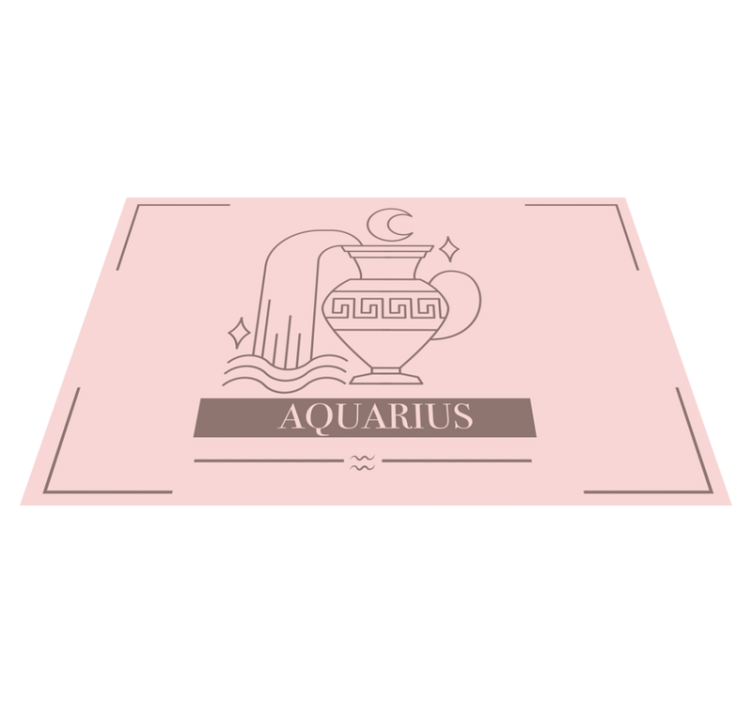 Tovaglietta americana con acquario - TenStickers