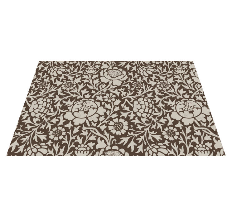 Tovaglietta rettangolare floreale vintage - TenStickers