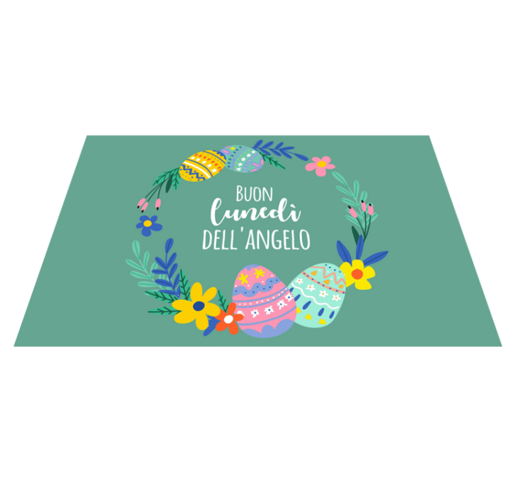 Tovaglietta rettangolare lunedi dell'angelo - TenStickers