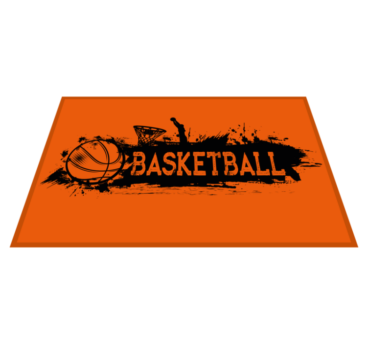 Tovaglietta americana con scritta "Basketball" - TenStickers
