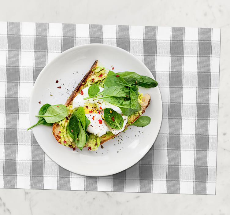 Tovaglietta americana a quadretti classici - TenStickers