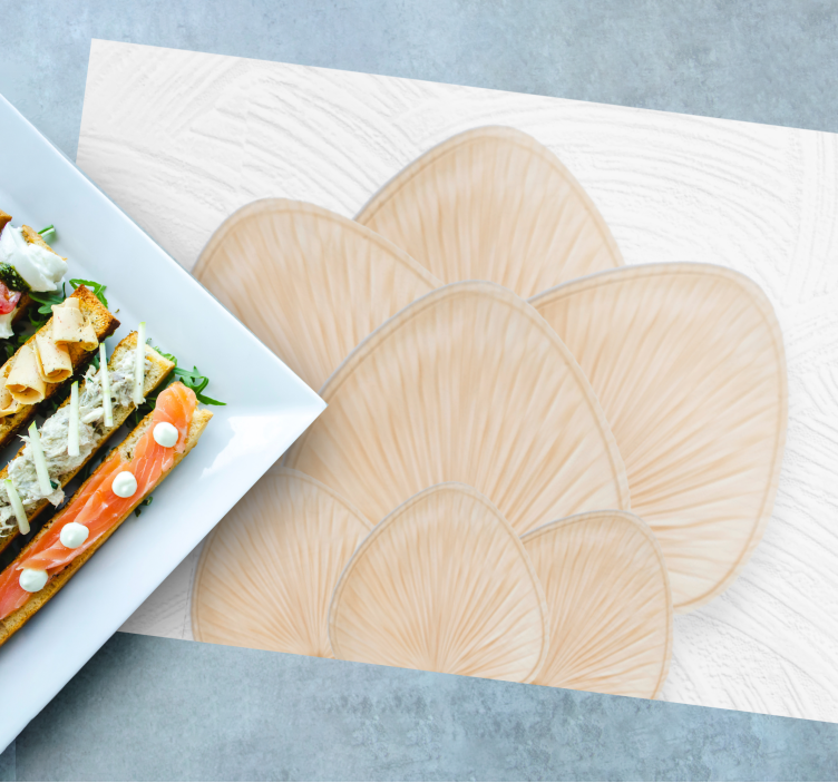 Tovaglietta americana con superficie a motivo foglia - TenStickers