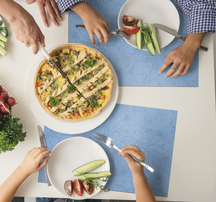 Tovaglietta americana design ispirato alla botanica - TenStickers