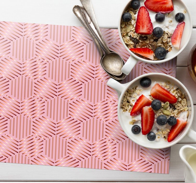 Tovaglietta americana disposizione geometrica - TenStickers