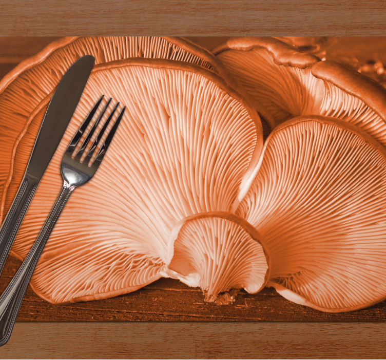 Tovaglietta americana elementi da cucina funghi - TenStickers