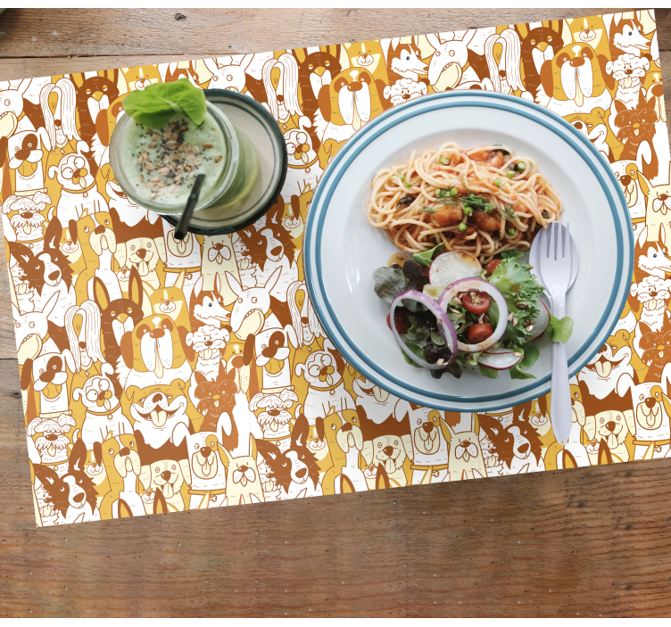 Tovaglietta americana infantile con motivo animali giocosi - TenStickers