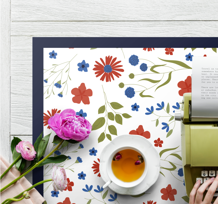 Tovaglietta americana infantile delizia floreale - TenStickers